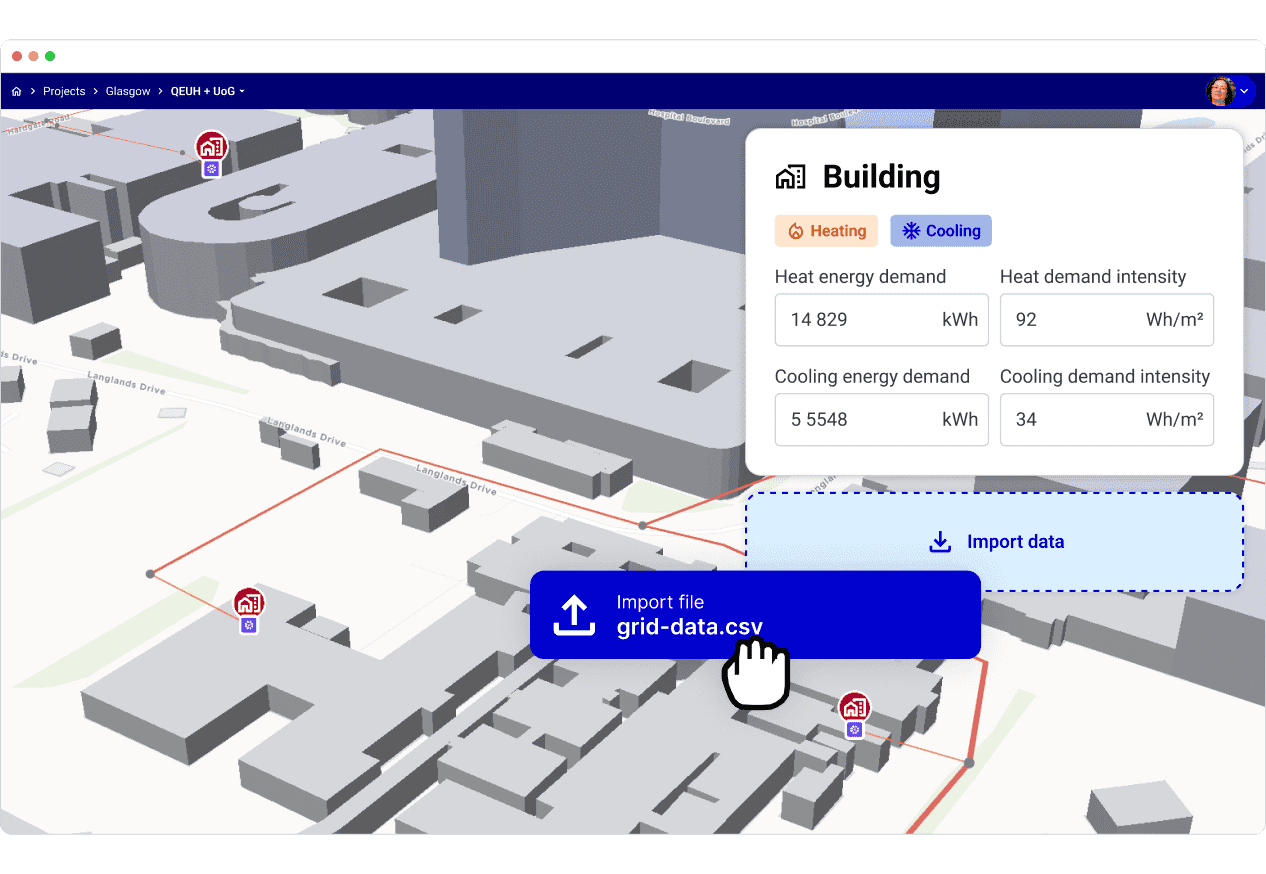 Demand distribution across the buildings of a district Demand distribution across the buildings of a district